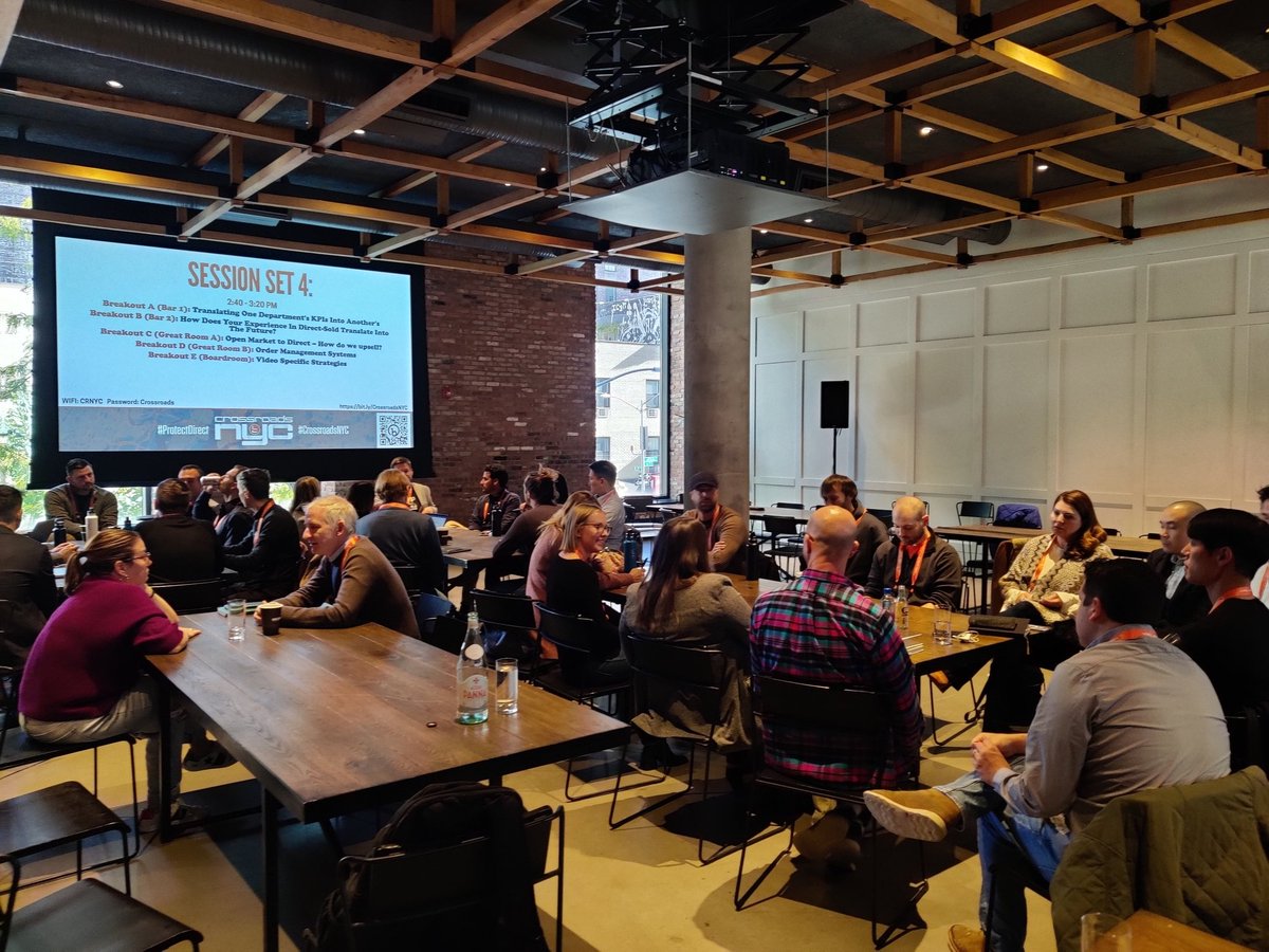 BeelerTech's tweet photo. We have a full afternoon planned at #CrossroadsNYC with sessions on Mapping the Direct-Sold Process at a Deeper Level, Publisher First-Party Data Strategies Needing Help Being Sold, and The Buy-Side after we’re all aligned. #ProtectDirect https://t.co/4Sb9IdOgns