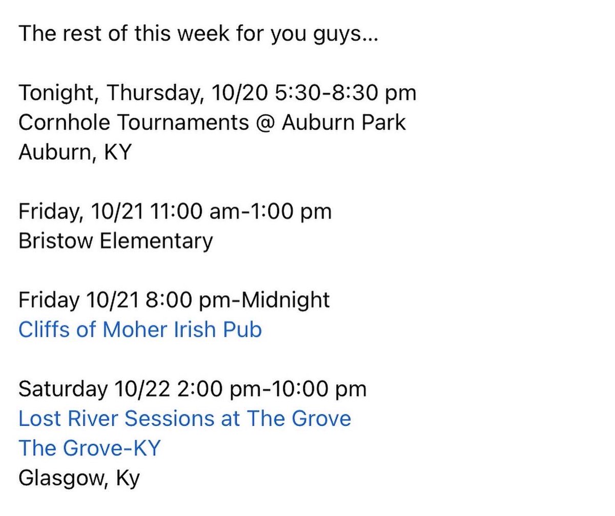 Here’s what the rest of our week looks like, will we be seeing you all out at any of our events this weekend?! What are you getting when you stop by?! Leave a comment and let us know for a chance to win some free food!

#bigalshotdamnchicken #hotdamn #bowlinggreenky #bgky