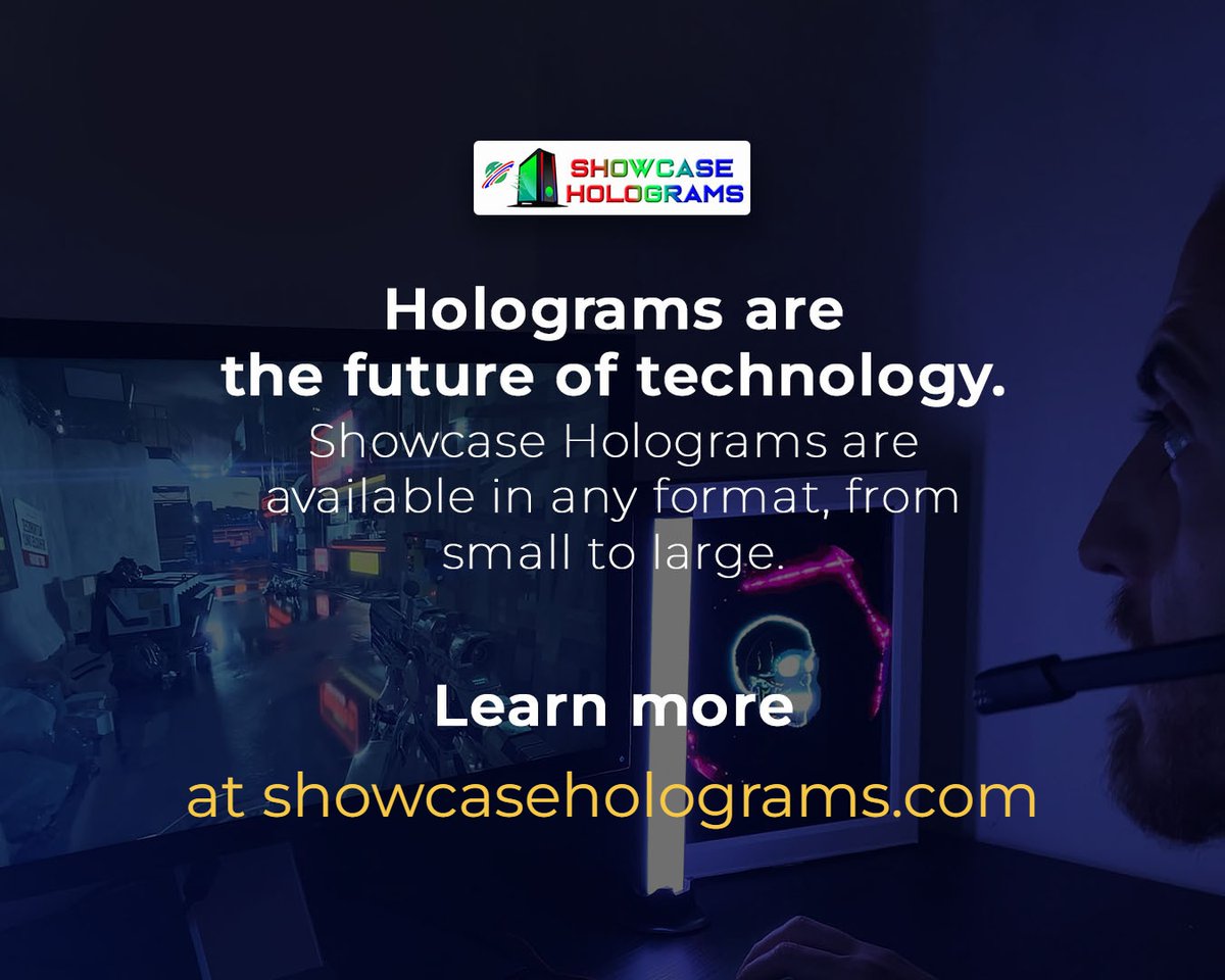 Find unique Hologram products at showcaseholograms.com

#tech #holograms #cyberpunk #future #gaming #gamingpc #pcgamer #pcsides #pccase #computers