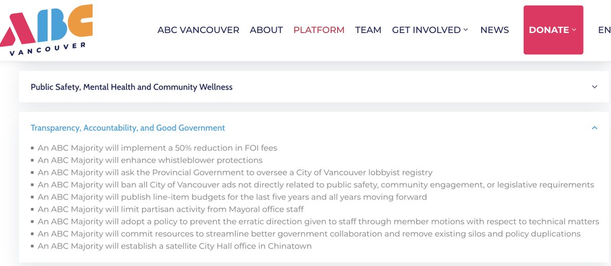 WestcoastWood's tweet image. Lots of focus on #Vancouver mayor #KenSim's Chinatown/DTES policing and housing permit policies but he's also made some promises on better governance: