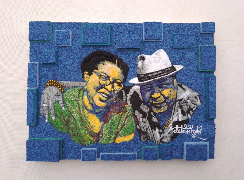 Art_Adebisi1's tweet photo. One of the commissioned portraits I did this year 2022.
This is 100% thread🧵 **NO PAINT**
It now lives in Portland,Oregon🇺🇲
#theartofadebisitobi #artist #art #CommissionedArt #threadportrait
@ArtBasel @MuseumModernArt @ngadc #Nigeria #USA https://t.co/xxKXp3ZasP