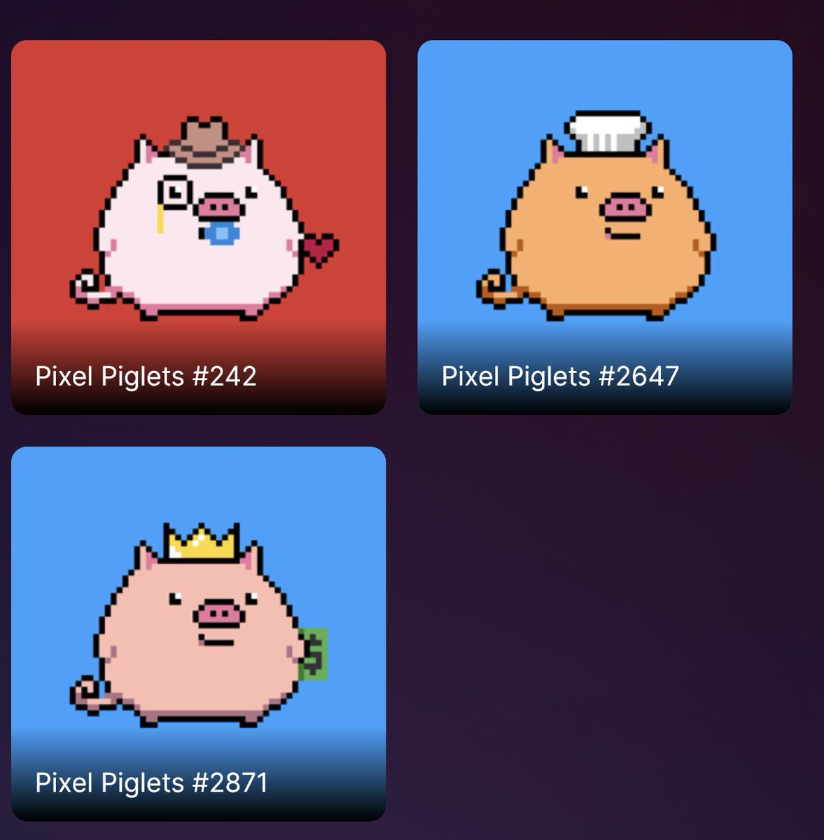 Welcome to the fam piglets!!! <a href="/PixelPigsNFT/">Pixel Pigs 🐷 $OINK</a> to the moon!! LetssPushhh!! Oink