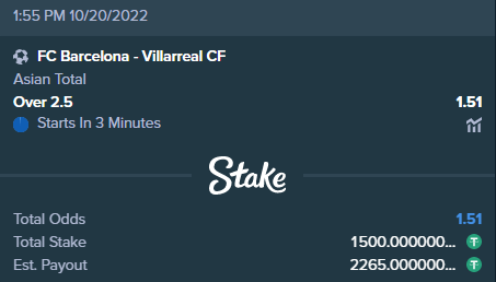 PandaSportsBets's tweet photo. 🏆FREE PICK🏆
⚽️FC Barcelona - Villarreal CF⚽️
- Asian Total Over 2.5 (2U) https://t.co/YLVEYvrLK4