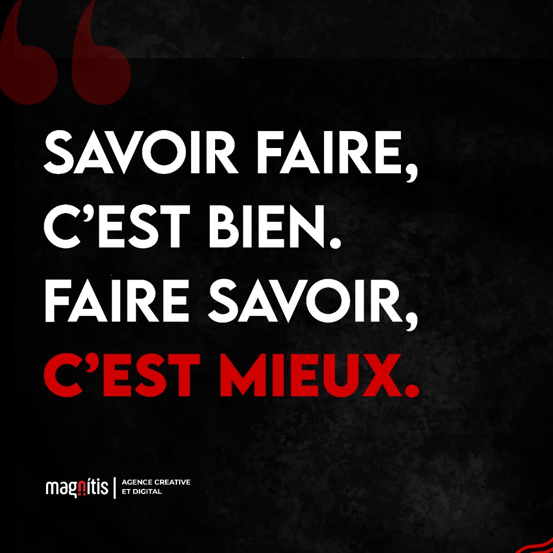 AgencyMagnitis's tweet photo. Meme si vous avez les meilleures produits ou  services du monde, si les gens ne le savent pas, vous ne vendrez pas.

Laissez-nous vous aider faire savoir votre savoir-faire.

#Magnitis #Creative #Digital #Agency https://t.co/LcXHrolAdt