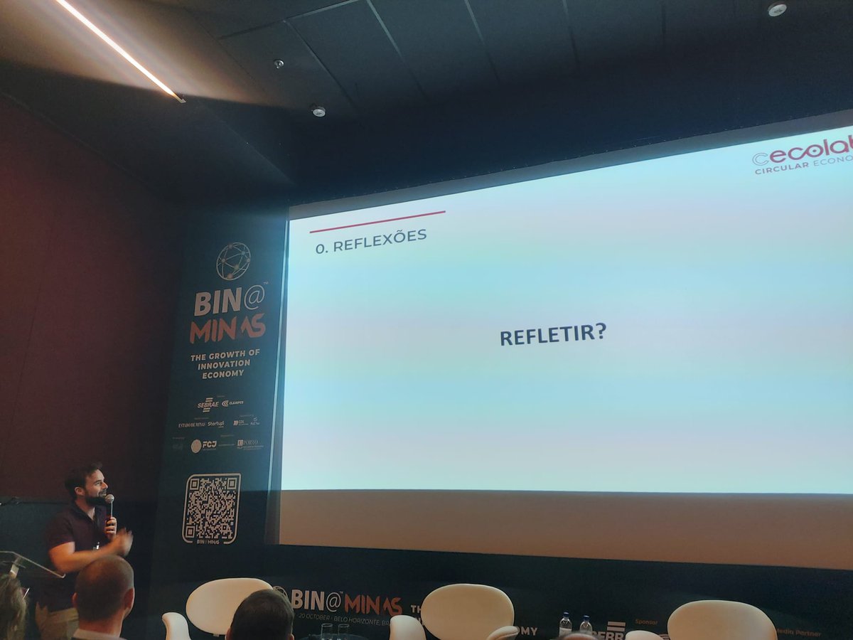 cecolabpt's tweet photo. 📌 O Presidente do CECOLAB, João Nunes, apresentou ontem em Belo Horizonte no Brasil, na conferência BIN@Minas | The Growth of Innovation Economy num Action Tank dedicado à Economia Circular, sobre a abordagem circular dos resíduos florestais. https://t.co/Ch2l41dhFd