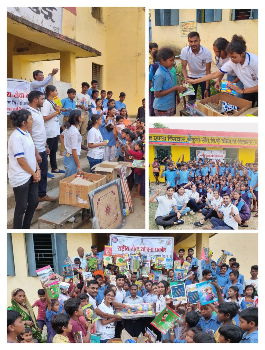meet_digitalraj's tweet photo. Distribution of donated items in adopted villages "Ringwar and Pudu" of @ggv_smc by @nssggcuCG volunteers. Felling blessed #nssggv के संग खुशियों वाली दिवाली. #DiwaliCelebration
@askabir_ @chakrawalalok @_NSSIndia @NSSRDBhopal @YASMinistry @EduMinOfIndia https://t.co/DMXt67iQk2