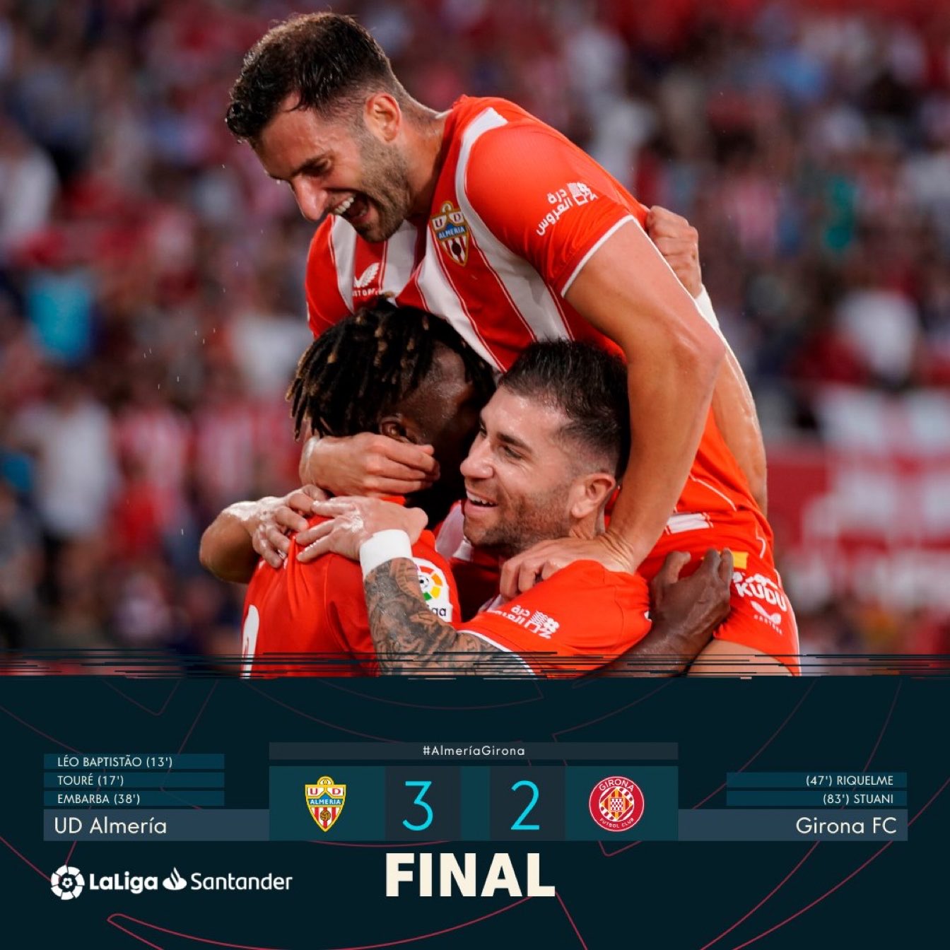 UD Almeria vs Girona FC / Twitter