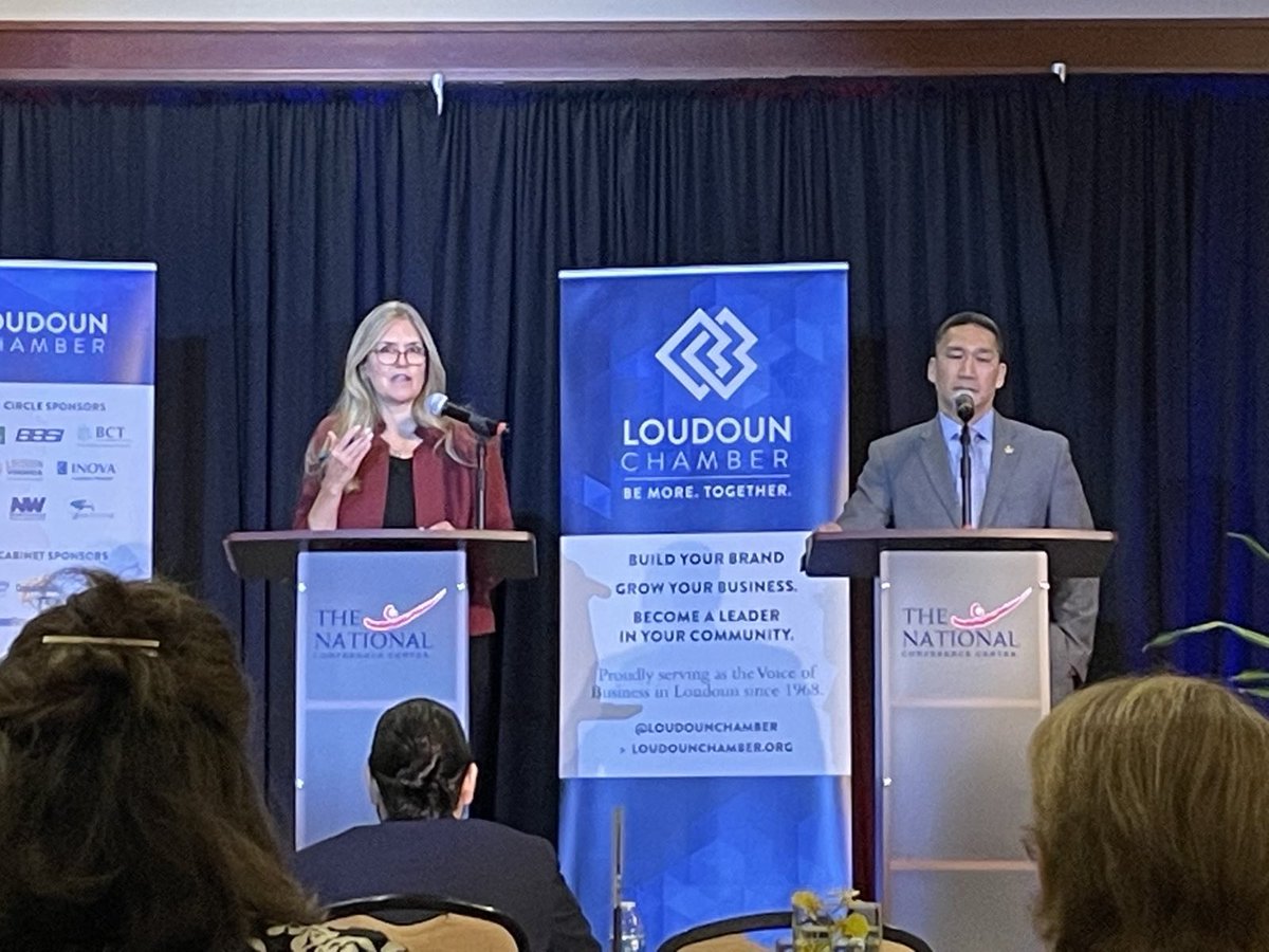 This morning’s #VA10debate: @JenniferWexton detailed the ways she has and will continue to put her constituents first — from infrastructure to business, schools and students. The winning choice is clear! @julibriskman @PRandallcares