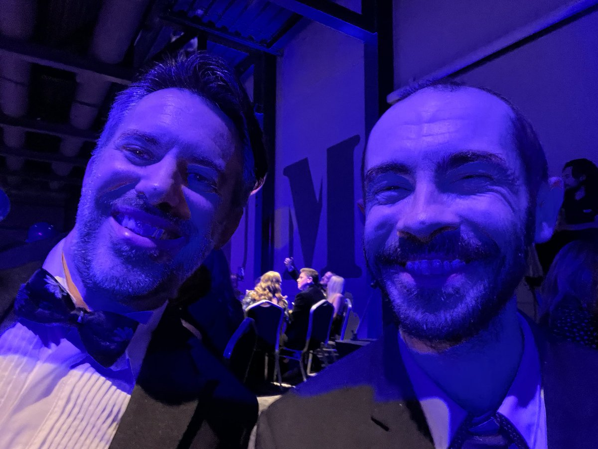 Gary_Wootten's tweet photo. Great to be at the #mib22 awards. Thanks @MIBAwards @Hitch_ed for making it possible for me and Mick to head along! https://t.co/q01x47wseE