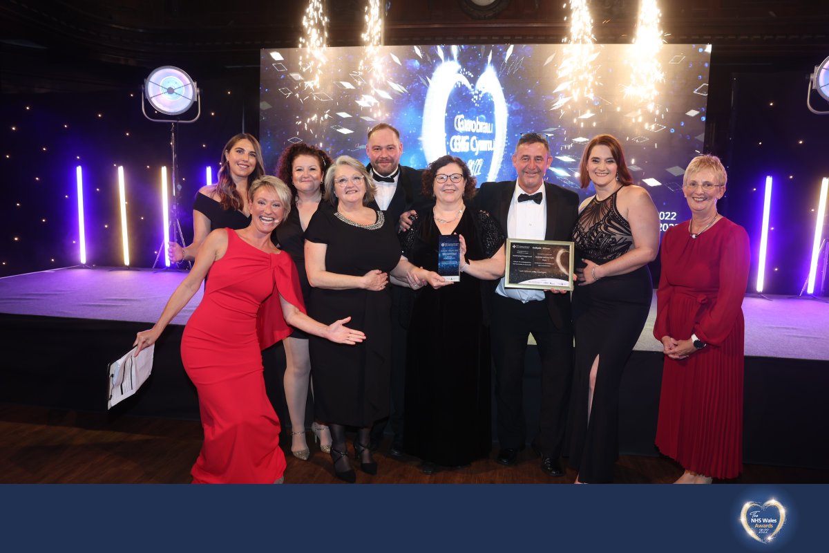 NHSWalesAwards's tweet photo. Huge congratulations to @HywelDdaHB – winner of the award for delivering person-centred services. 🎉

#NHSWalesAwards2022 https://t.co/7bt5kLO7fF