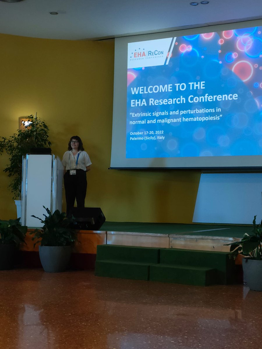 hannahjlawson's tweet photo. Great to give a talk @EHA_Hematology #ehaRecon22 in Palermo! A pretty amazing place to spend a few days talking science! @QMBCI @kamilkranc https://t.co/ciSlf0542k