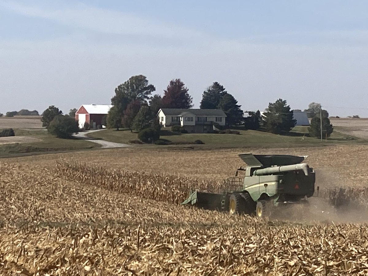 One year anniversary of buying this ground. Our family farm across the road is at the 150th year #agtwitter  #harvest22