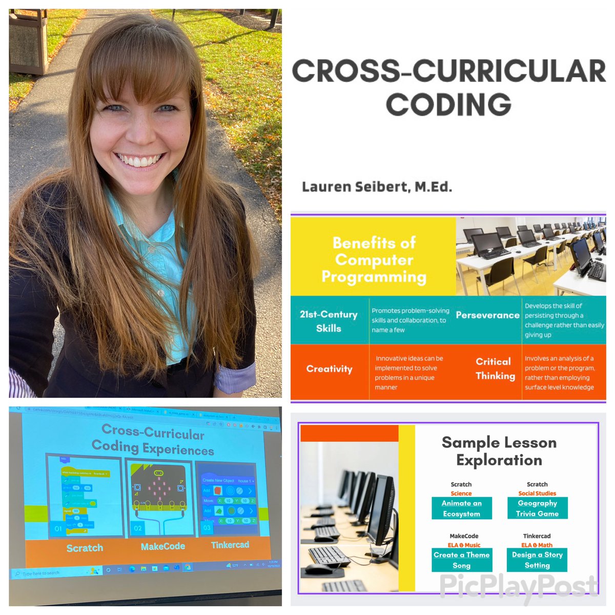 Mrs_Seibert's tweet photo. It was a privilege to present yesterday at the NJ Science Convention and provide fellow educators with ways to incorporate programming into all academic disciplines. It was a great afternoon! Thanks for having me, NJSC! @NJSCNews #njsc #njsc2022 https://t.co/kN41udEmo3