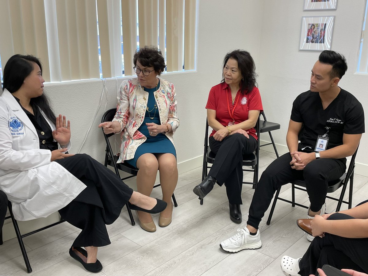 We were honored to have <a href="/SenJackyRosen/">Senator Jacky Rosen</a> visit us today!  Thank you for your support and discussing the health issues affecting our API community.