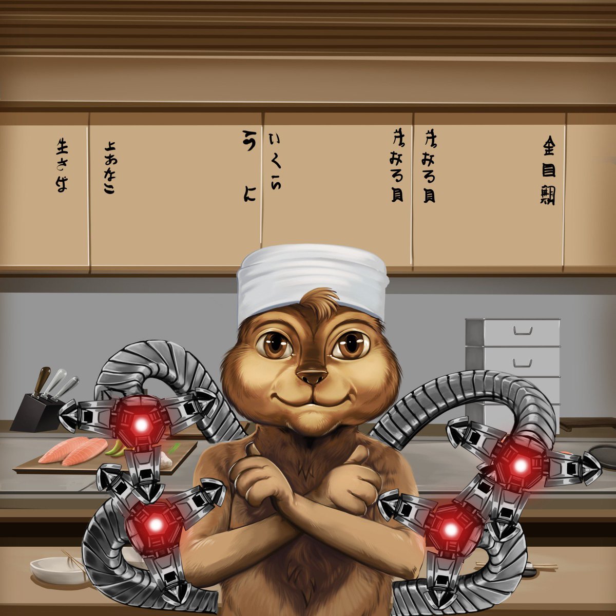 WE NEED MORE HANDS! 👀🐿🥜

Our chefs are working full-times in getting those distes ready. We even recruited some rather strange looking kitchen helpers.

We are still looking for some loyal supporters. Someone need a #ReservationLetter ?!

#ADA #NFTGiveaways #NFTCommuinity #CCM