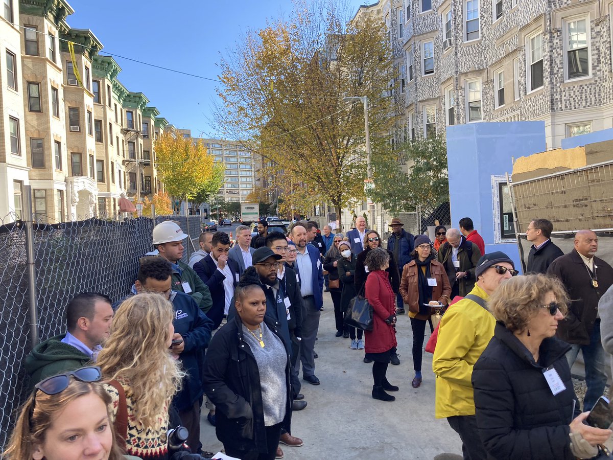We were thrilled today to welcome 75 guests to the groundbreaking for our Burbank Terrace project, including Congresswoman Ayanna Pressley. Thank you so much to everyone who helped make this celebration a success! #burbankterrace #affordableboston #fenway @RepPressley
