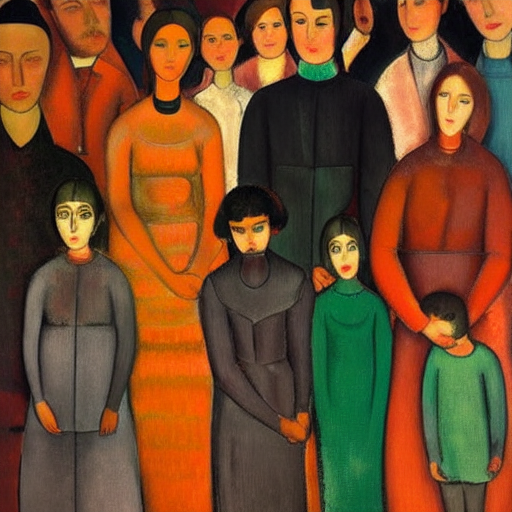 abrokenplanet's tweet photo. How do we face the generations to come? Are we being good ancestors? #035 of my climate #stablediffusion series. Road to #COP27👉https://t.co/jIIRPKl0S0 A #amedeomodigliani @romankrznaric and @drewdellinger inspired painting.

#ClimateCrisis #AIart #ClimateJustice #ClimateAction https://t.co/nJFPJOFkCH