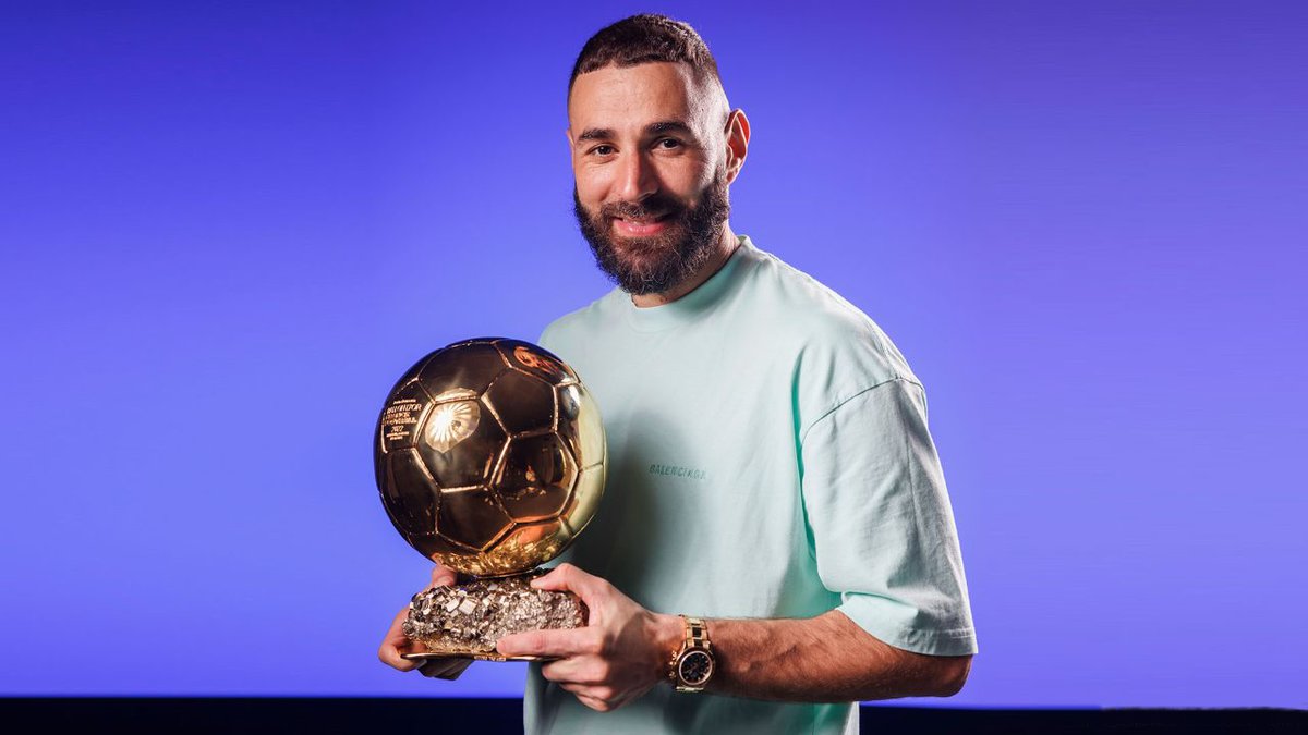 InfiniteMadrid's tweet photo. 🇫🇷🗣️ Benzema: "I have fulfilled the three dreams I had in my life: Buy a house for my mother, sign for Real Madrid because it is the best club in the world and the third is the Ballon d'Or. I am very proud of my work." https://t.co/d3MslhZL0i