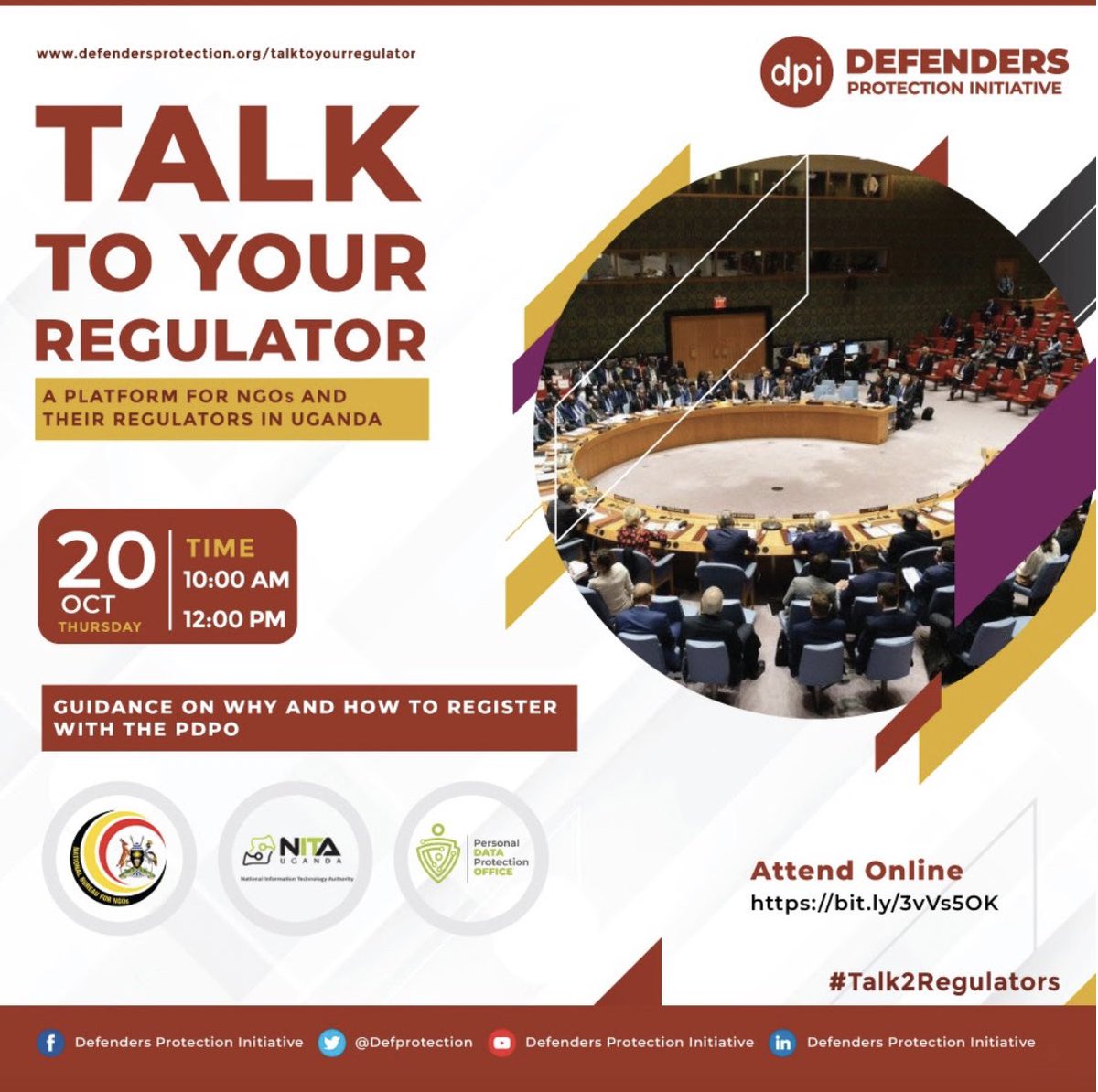 DeoChambi's tweet photo. Today i joined #talk2Regulators meeting conducted by @defprotection based in Uganda n gain experience, The disc btn Regulators &amp; Stakeholders on DATA PROTECTION PRIVACY Act. Tanzania w're about to have this kind of Act that soon will be discused on next Parliament seating https://t.co/Ow8rMkytxe