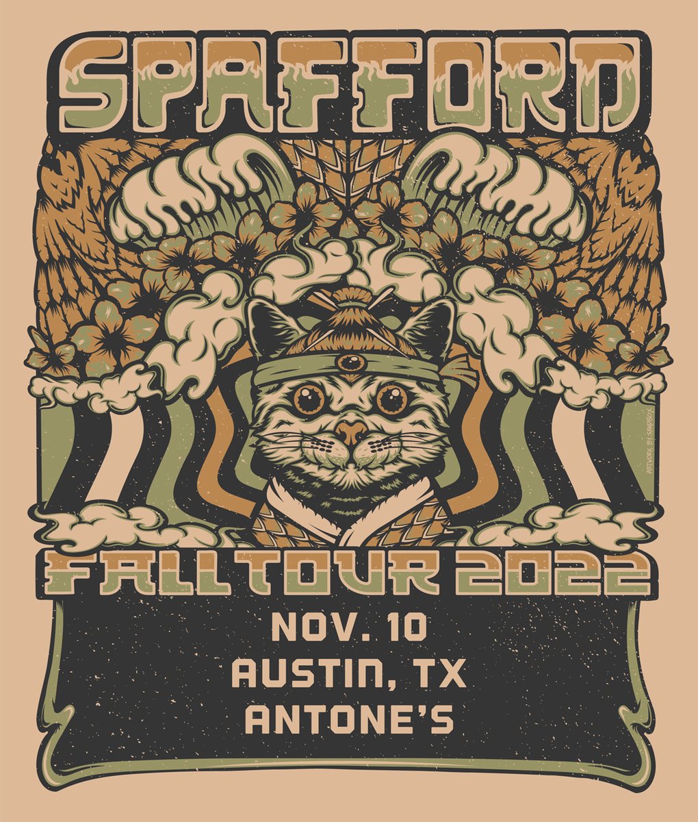 Funk outfit @spaffordmusic are making their way back to Antone's in just a few weeks! @vibenforfree kick off the show on November 10. Tickets ➡️ bit.ly/3aNPrhU