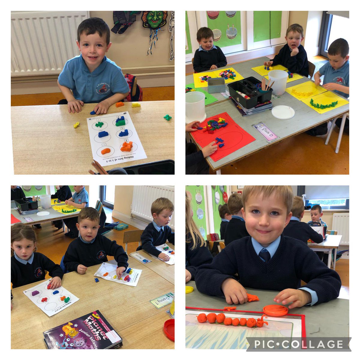 UrbleshannyNS's tweet image. Mrs. Mc Nulty’s Junior Infants enjoying stations as part of @mathsweek. #mathsweek2022