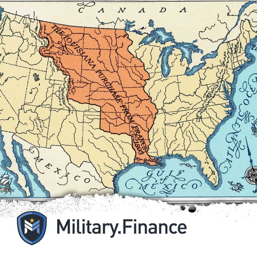 Today in US History,  October 20, 1803, the U.S. Senate approves a treaty with France providing for the purchase of the territory of Louisiana, which would double the size of the United States. 

#Mil #Military #Finance #Crypto #NFTs #America #USA #Patriot #militaryfinance
