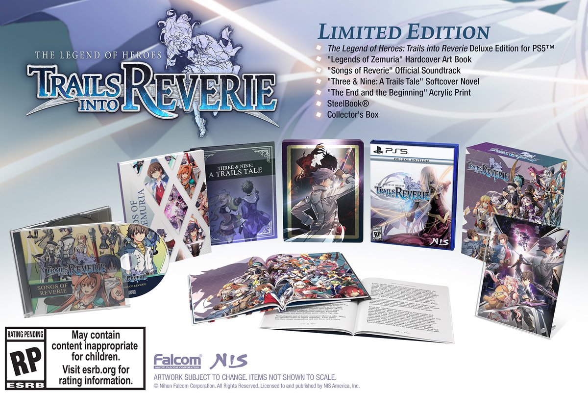 The Legend of Heroes: Trails Into Reverie Limited Edition

Note: The link to the Limited Edition is not up yet. 

Source: nisamerica.com/event/falcom/