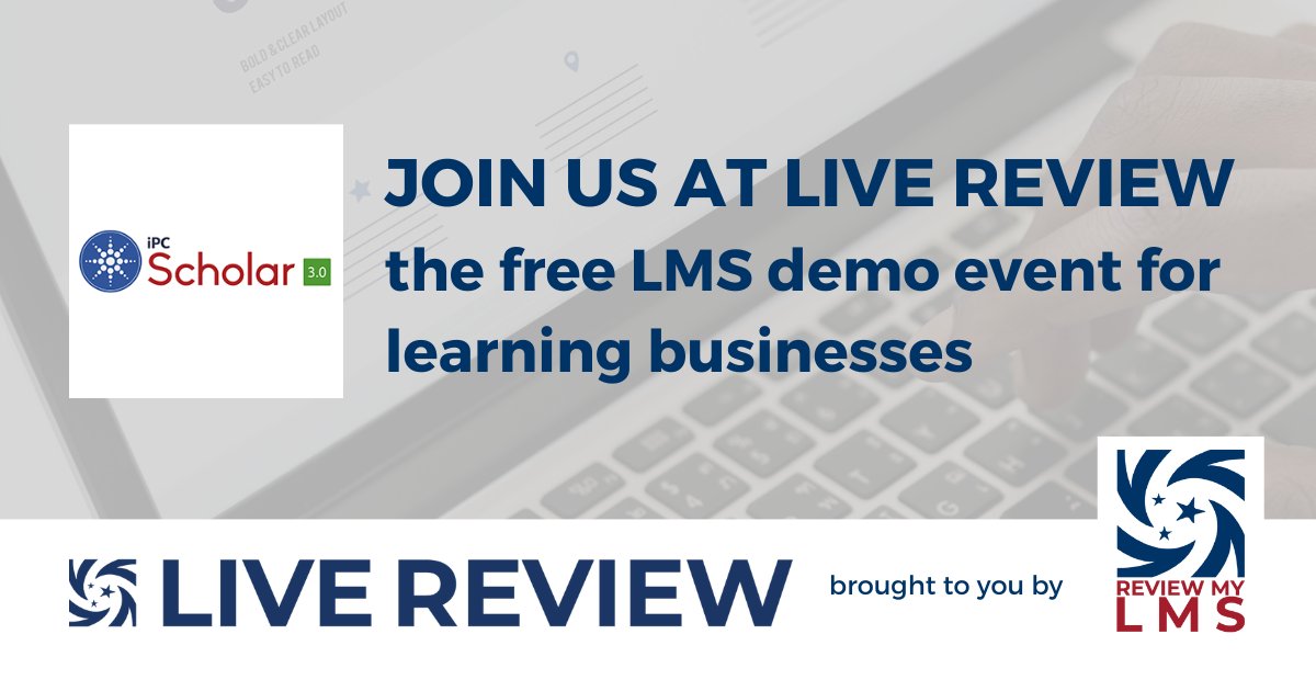 Join us and <a href="/Impelsys/">Impelsys</a> next week at Live Review 2022! This is a free #LMS demo event focused specifically on platforms that are a good fit for organizations that sell adult education. Get the details and sign up here: bit.ly/3eLsX3k