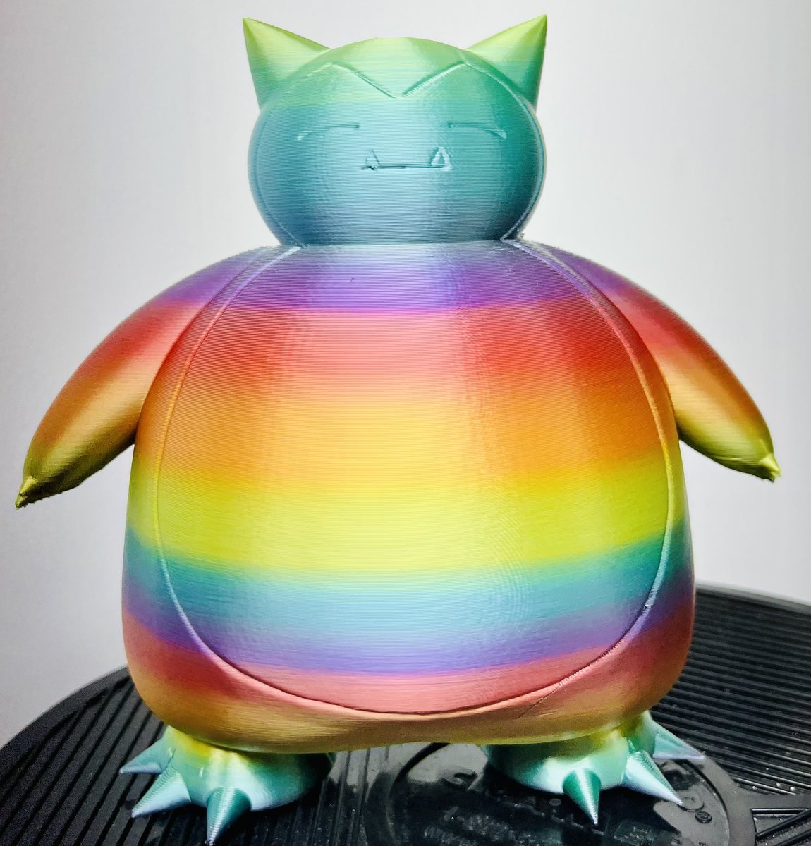 BenchyBuddies's tweet photo. One of the huge advantages of #3Dprinting is fast custom items. A patient requested this Snorlax and we were able to find the exact model they wanted on @Cults3D I’m dropping it off tomorrow! #pokemon #custom https://t.co/D8bHpxsDeT