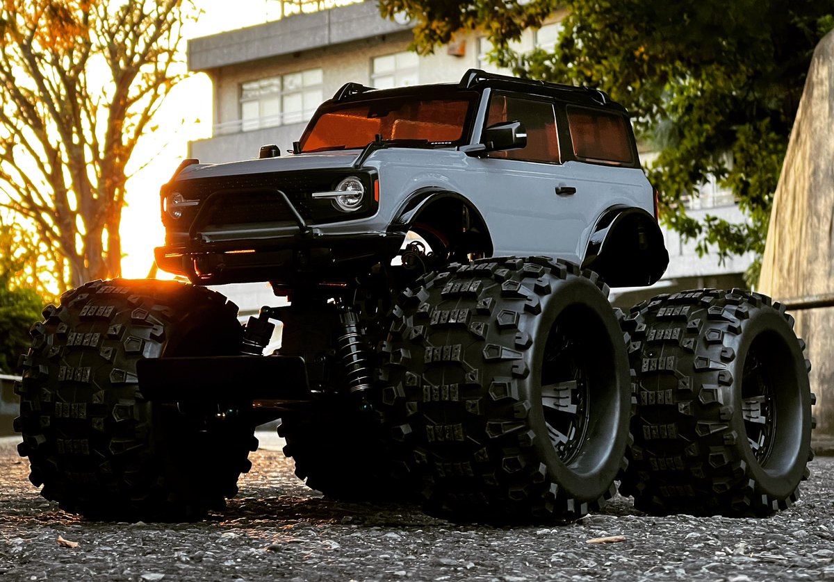 c_p_y's tweet photo. 1/10 MONSTER BRONCO

#tamiya
#tamiyaworldrc 
#WT01
#pdcdesignworks 
#BRONCO
#FORD https://t.co/bksuII6u0X
