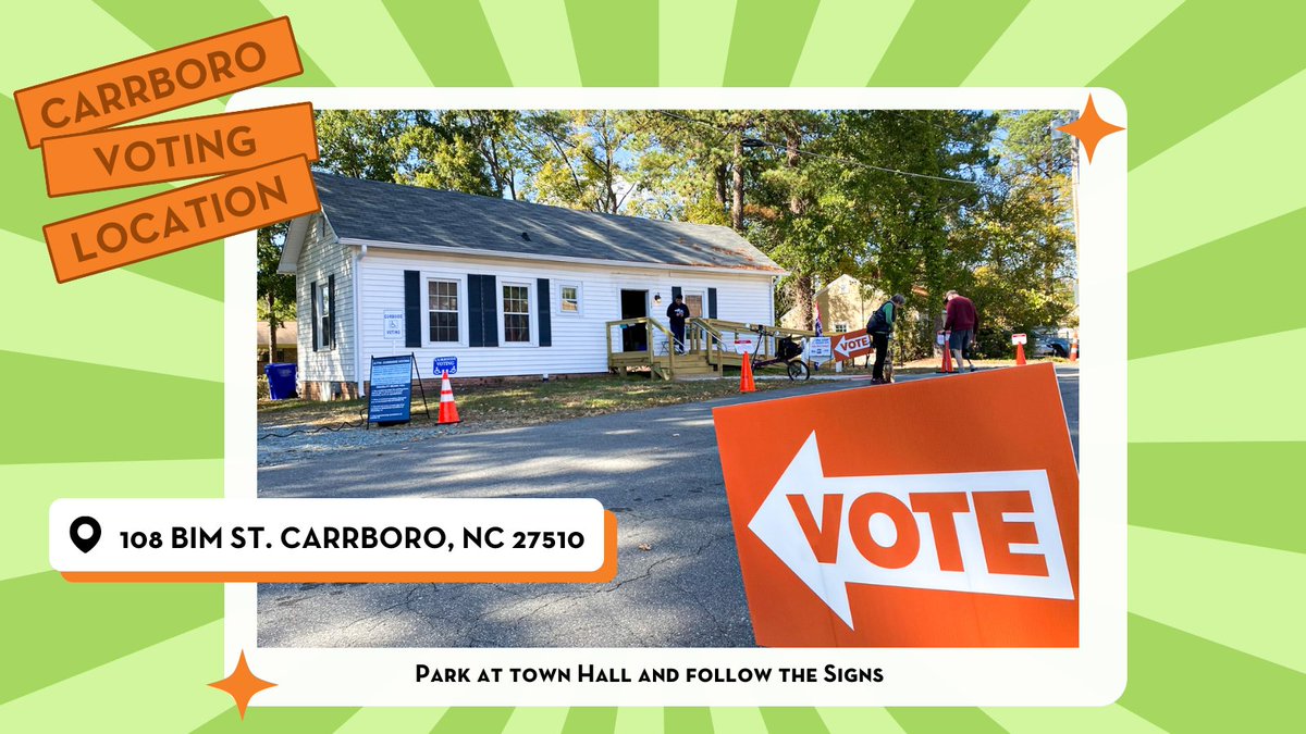 Carrboro NC On Twitter RT CarrboroGov Remember Carrboro Early 