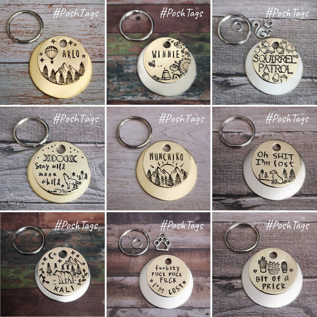 poshtags's tweet photo. A very small selection of my faves!
.
#idtags for #cats and #dogs, all #handstamped to order and fully #personalised
.
https://t.co/sJX8mRTMIu
.
#poshtags #handmade #handstamped #smallbusiness #smallbusinessuk #pettags #petidtags #idtag #custom #supportsmallbusiness https://t.co/cSK3VA2VrR