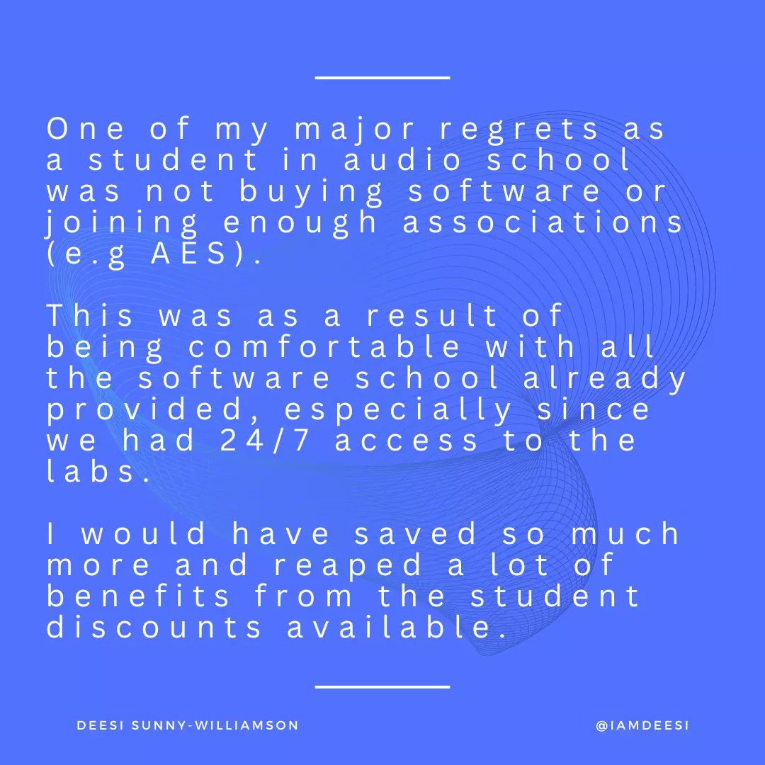 IamDeesi's tweet photo. Pro Student Tip #studentlife #audioengineering https://t.co/IltxV2BAGb