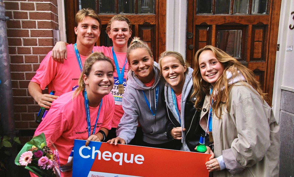 Vindicat haalt 73.000 euro voor KWF bij Amsterdam Marathon #groningen: oogtv.nl/2022/10/vindic…