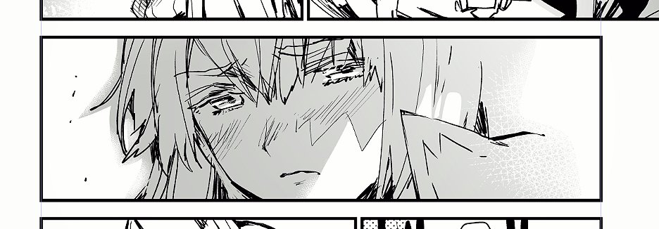 こういうコマのさ 何の感情とも断言できない感じの表情みたいなの こういうのを描くときだけは人生が楽しいですね……… 