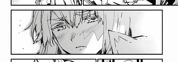 こういうコマのさ 何の感情とも断言できない感じの表情みたいなの こういうのを描くときだけは人生が楽しいですね……… 