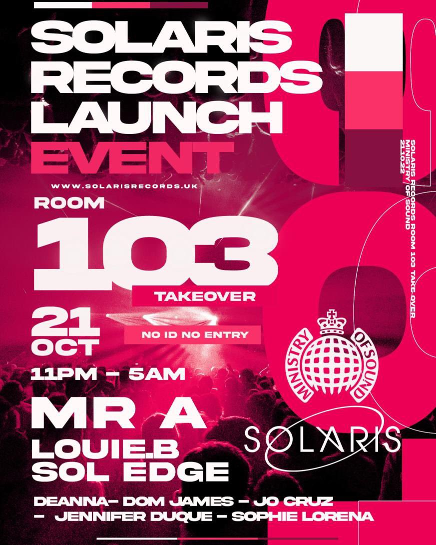 Louie B (@djlouie_b) on Twitter photo Tomorrow night, catch my and <a href="/sol_edge/">Sol Edge #Dazed</a> playing b2b <a href="/ministryofsound/">Ministry of Sound</a> for the Solaris Records launch. Vibes on 1000. Let’s get it 😎🔊🔊🔊 Tomorrow night, catch my and <a href="/sol_edge/">Sol Edge #Dazed</a> playing b2b <a href="/ministryofsound/">Ministry of Sound</a> for the Solaris Records launch. Vibes on 1000. Let’s get it 😎🔊🔊🔊