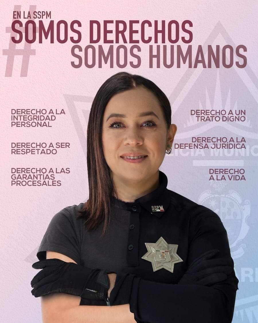JrzSspm's tweet photo. En la sspm “Somos Derechos, Somos Humanos” al garantizar en todo momento el derecho a la vida, a la igualdad, a un trato digno, a ser respetado, a la defensa jurídica y a las garantías procesales de todas y todos los ciudadanos.
#somosderechossomoshumanos https://t.co/FoSecVGCIK