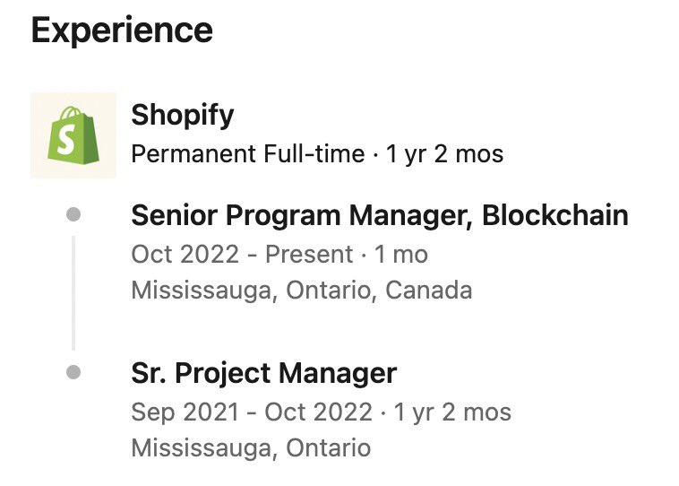 GoOfficeNinja's tweet photo. Ok, now it’s official official lol.. #Web3 full time @Shopify yo … let’s gooooo!!

#blockchain #tokengating #lifeatshopify #shopify https://t.co/cXrEeRxhVZ