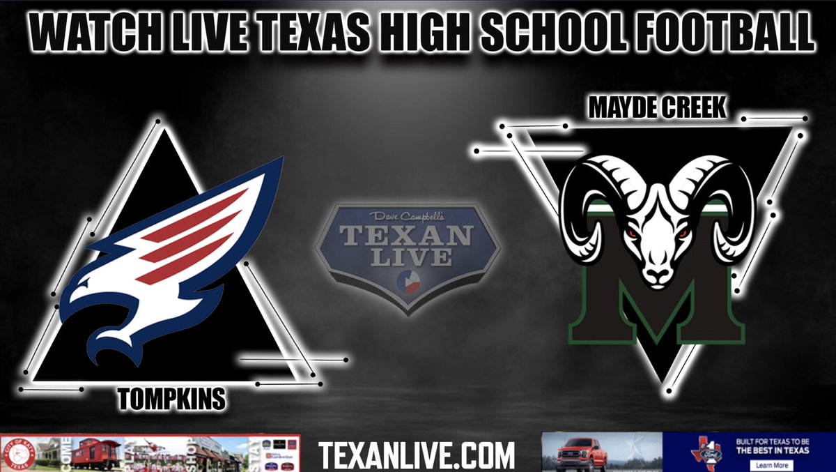 BrentHallmark's tweet photo. Wk #9 of TX UIL HS Football is here.  So please join @Texan_Live at 7pm tonight for @othsfalconfb vs @MCRamFootball coming from Rhodes Stadium.  I’ll be your commentator, while we watch both teams battle for playoff positions or to increase their 19-6A district standings. @dctf https://t.co/1rAPUTNN7X