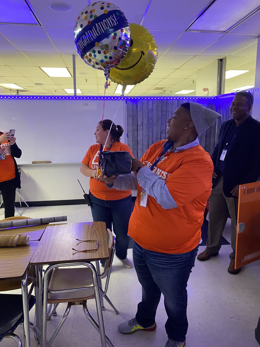 Celebrating Ms.Johnson-Suarez for being named <a href="/OMHSSigAACPS/">OMHS IEF Signature</a> teacher of the month <a href="/OldMillHSAACPS/">OldMillHS-AACPS</a>