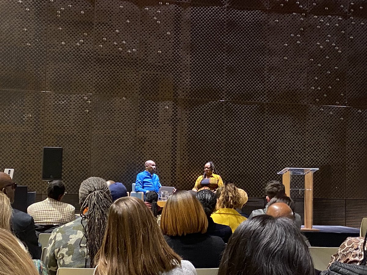 Great to go to the ‘Three Worlds Aligned’ event, part of Hackney’s #BlackHistoryMonth programme with Rosemary Campbell-Stephens @2ndprinciple &’Prof. Gus John talking about building models around the experience of black & global majority leadership. Really inspiring.