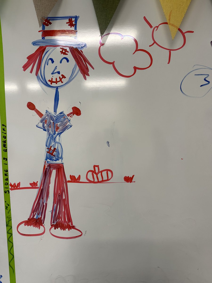 CGoracy's tweet photo. Students worked on a relay review today and showed off their mastery skills with their scarecrow designs! Take a guess at which was voted the class favorite ⬇️! #mathteacher #quizprep #pantherpath https://t.co/8MSD0HSnkl