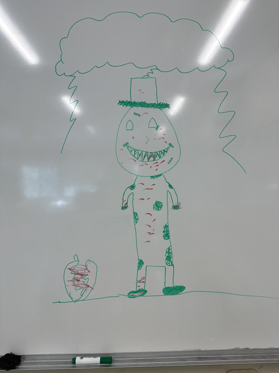 CGoracy's tweet photo. Students worked on a relay review today and showed off their mastery skills with their scarecrow designs! Take a guess at which was voted the class favorite ⬇️! #mathteacher #quizprep #pantherpath https://t.co/8MSD0HSnkl