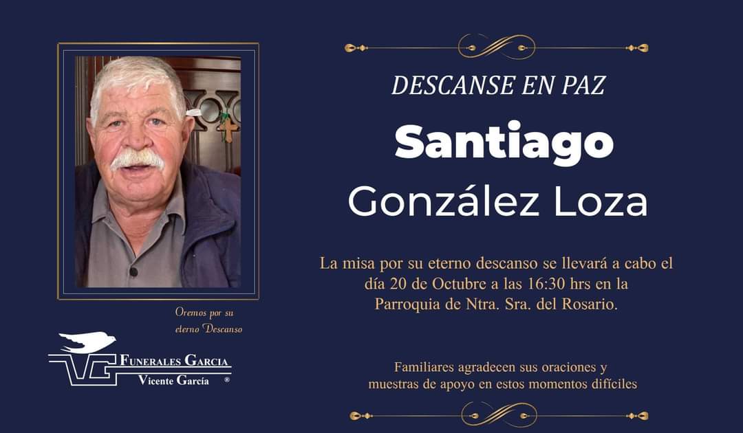 ObituarioDe's tweet photo. Siempre serás ese ser que aunque ya no podamos ver físicamente, seguirás a nuestro lado y vivirás en nuestros corazones, porque ni la muerte es tan fuerte como para desvanecer los sentimientos y todos esos momentos compartidos.
     SANTIAGO
GONZÁLEZ LOZA https://t.co/3KHBiHZ7z8