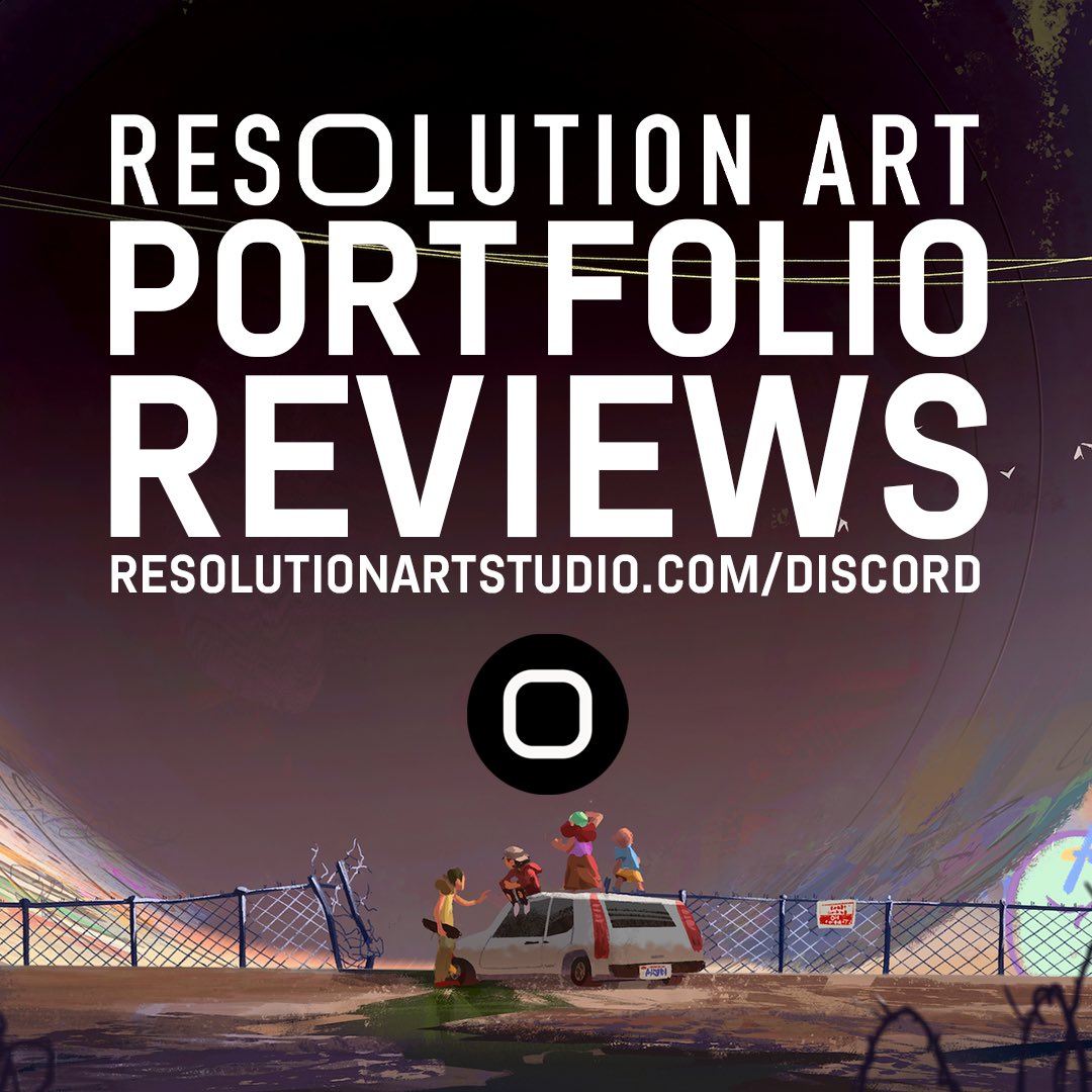 Hey everyone! For the next few weeks our Reso Art Team has offered to do portfolio reviews on our server! Get crit from @Xandersonnn @kamillustrator @klexos_art @LeStatusKuo @rachel_elese @tinyholls, Alice Yang & more! Sign up here: resolutionartstudio.com/discord
