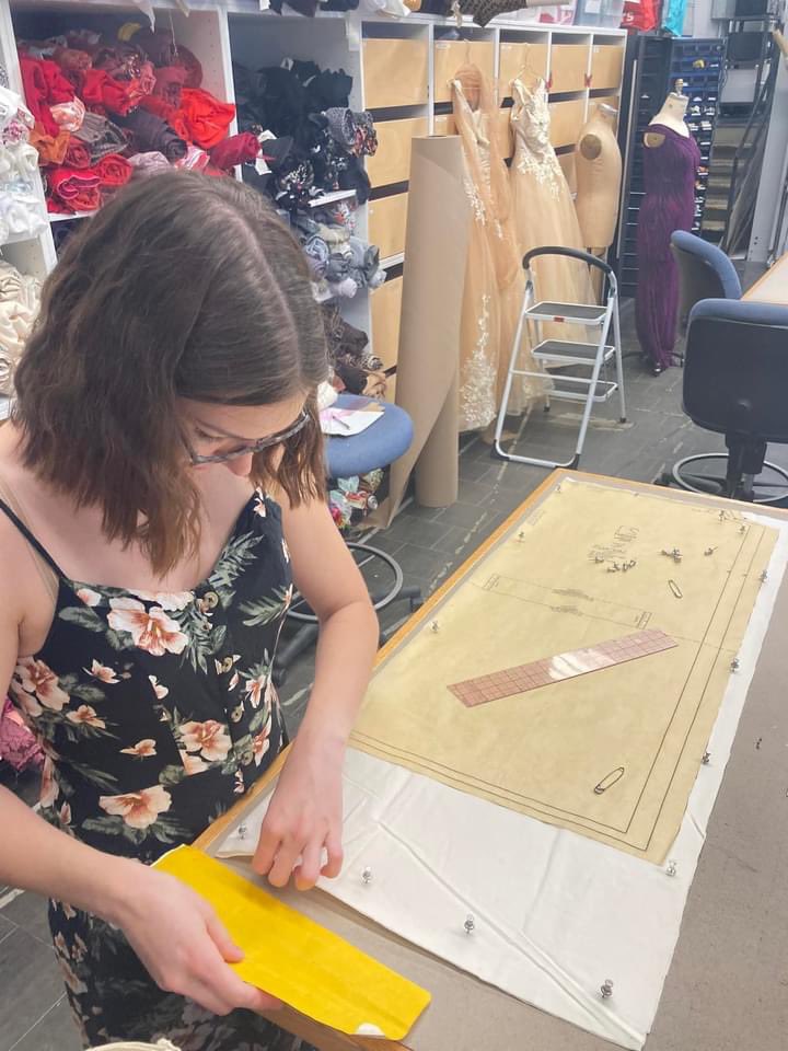 FredoniaTADA's tweet photo. The Costume Construction II class has been very busy making costumes for Into The Woods.  Each student was assigned a “cutting load” that consisted of several different garments, hats or accessories.  Check out their amazing class/production work! https://t.co/dqWHRvWuSt
