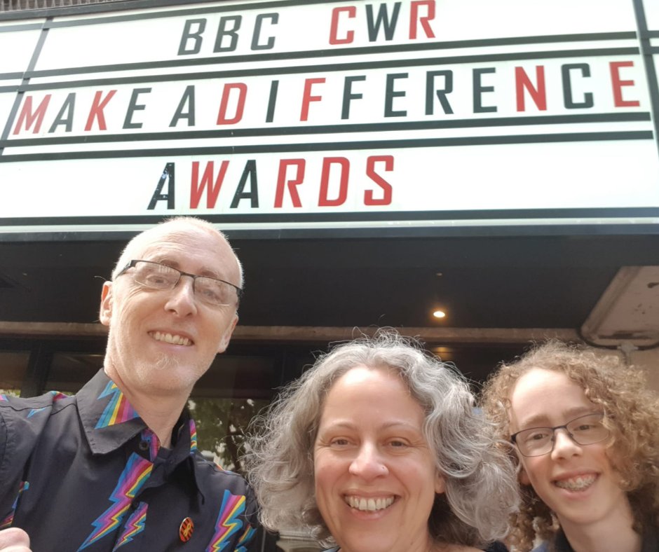 PassTheSmileOrg's tweet photo. So, this happened on Sunday... 

We were honoured to be at the @BBCCWR #MakeADifference Awards @hmvempire - so many wonderful stories of people being amazing 💛 #covhour https://t.co/kbFIQA7F0a