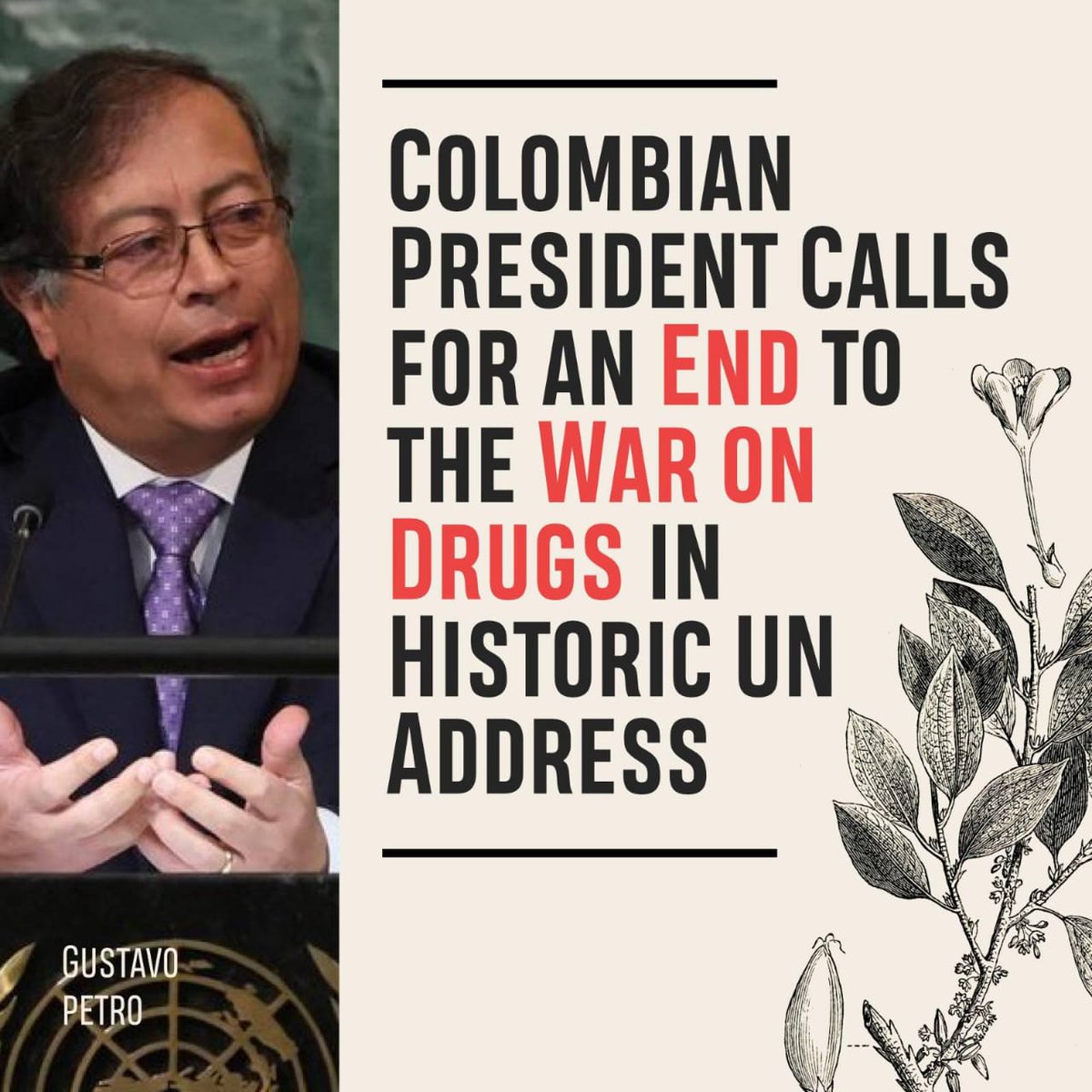 In his speech to the UN General Assembly, the Colombian president highlighted the necessity of ending the war on drugs and saving the environment.

Read more:
bit.ly/3eOaJOx