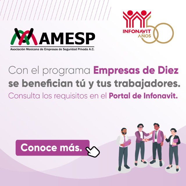 AMESP_oficial's tweet photo. #AMESPTips:

Conoce los programas:

Empresa de Diez – https://t.co/8B72lqxsQd

Empresas de Diez Plus – https://t.co/0OxehCun1b

Visita la página web del @Infonavit para obtener más información.

#SoyAMESP #HablemosBienDeLaSeguridad #FuerzaAMESP #UnidosPorUnMéxicoSeguro https://t.co/eVb3akC5vn